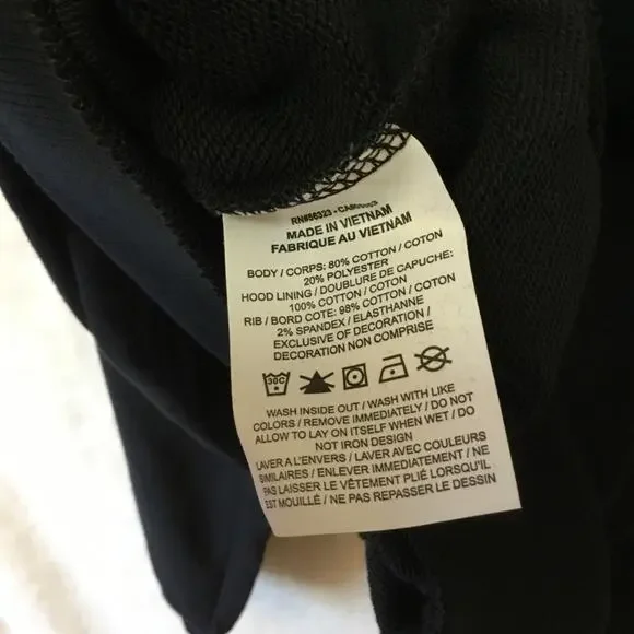 Nike Black Floral Logo Pullover Hoodie - Picture 13 of 14